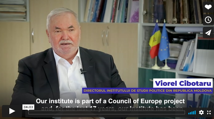 Viorel Cibotaru, Director of the European Institute for Political Studies in Moldova